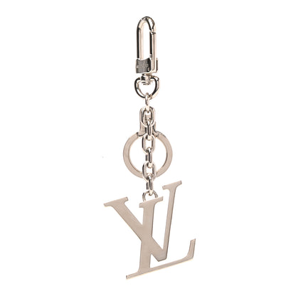 Louis Vuitton LV Facettes Bag Charm Key Holder Silver 1 of 3