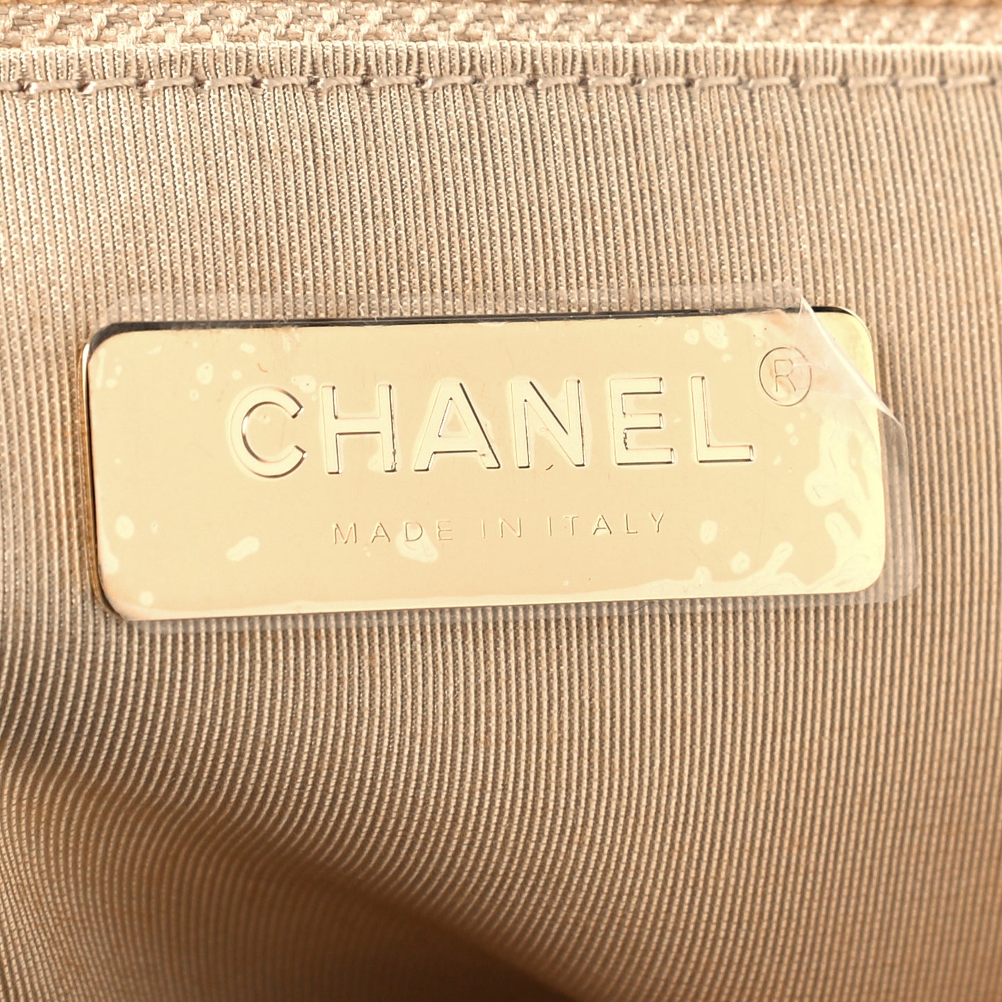 Lambskin Quilted Medium Chanel 19 Flap Beige