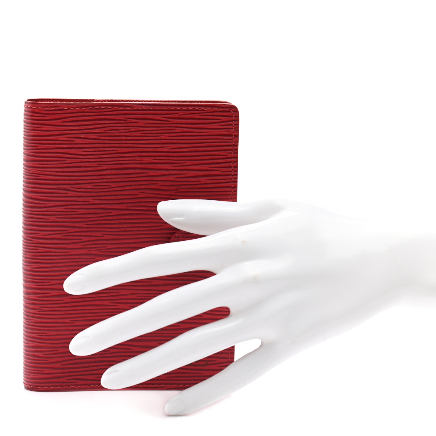 Louis Vuitton Epi Small Ring Agenda Cover Castillan Red 2 of 8