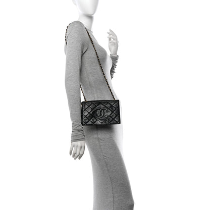 Chanel Lambskin Quilted Tassel Camera Case Black 2 of 11