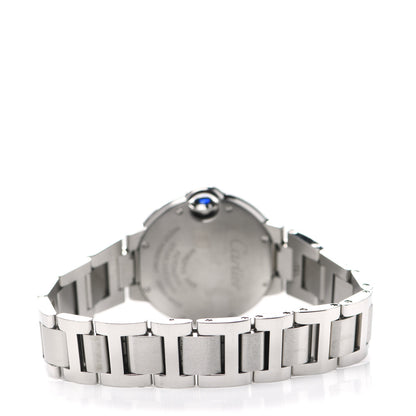 Cartier Stainless Steel Diamond 33mm Ballon Bleu De Cartier Automatic Watch 3 of 5