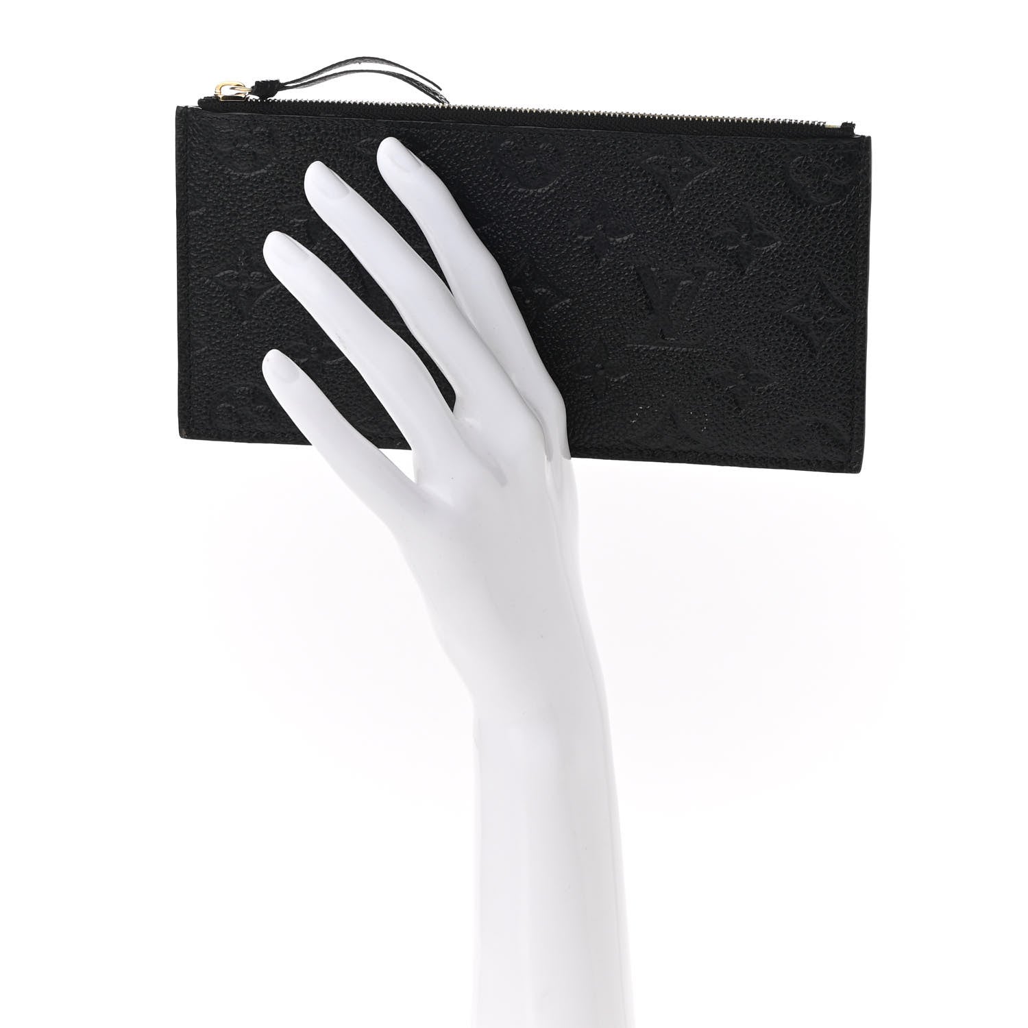 Louis Vuitton Empreinte Felicie Chain Wallet Zippered Insert Black 2 of 8