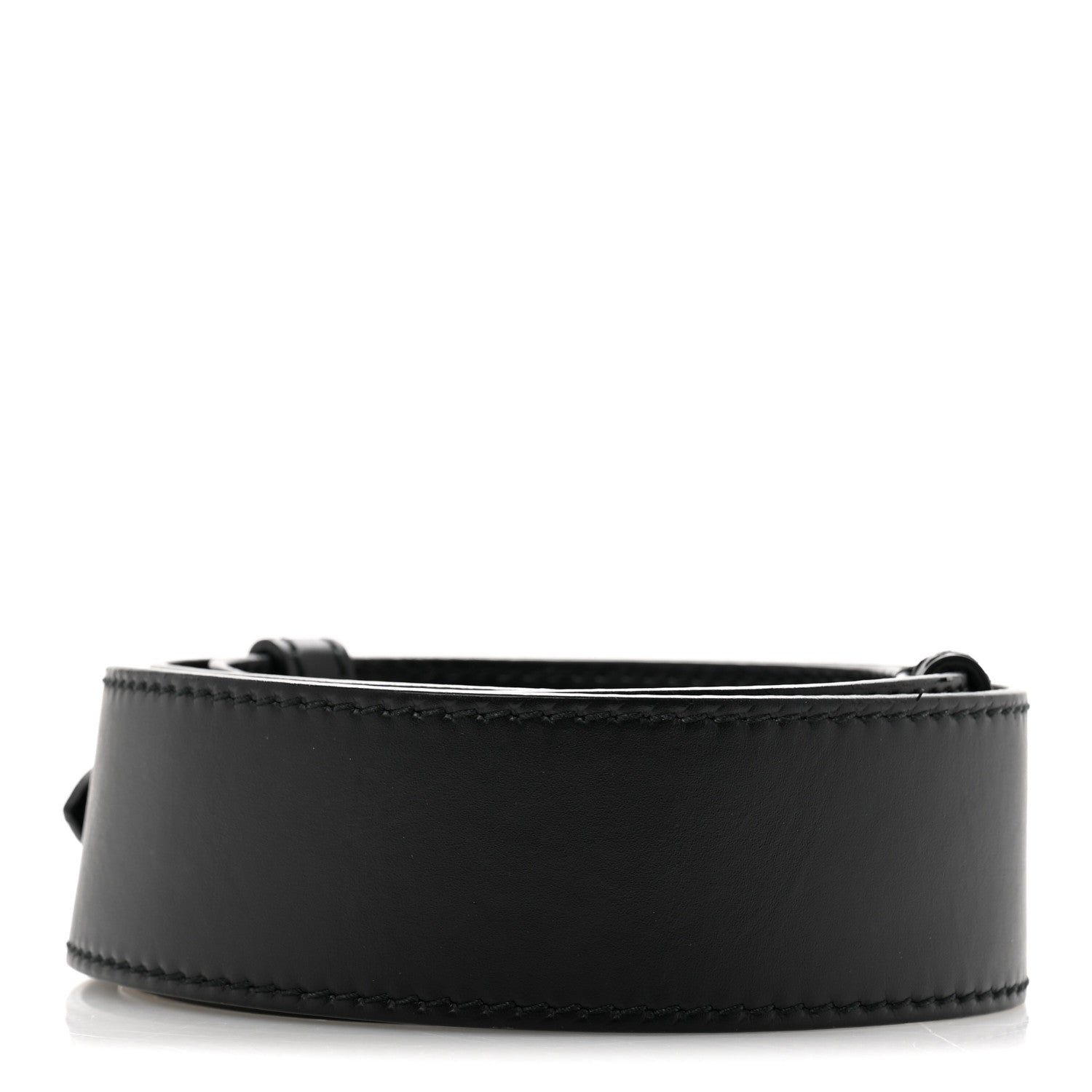 Christian Dior Calfskin D Fence Saddle Bag Adjustable Shoulder Strap Black 2 of 6