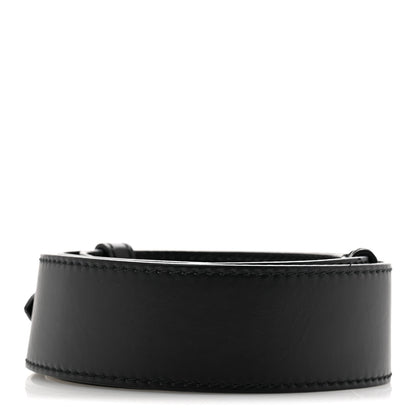 Christian Dior Calfskin D Fence Saddle Bag Adjustable Shoulder Strap Black 2 of 6
