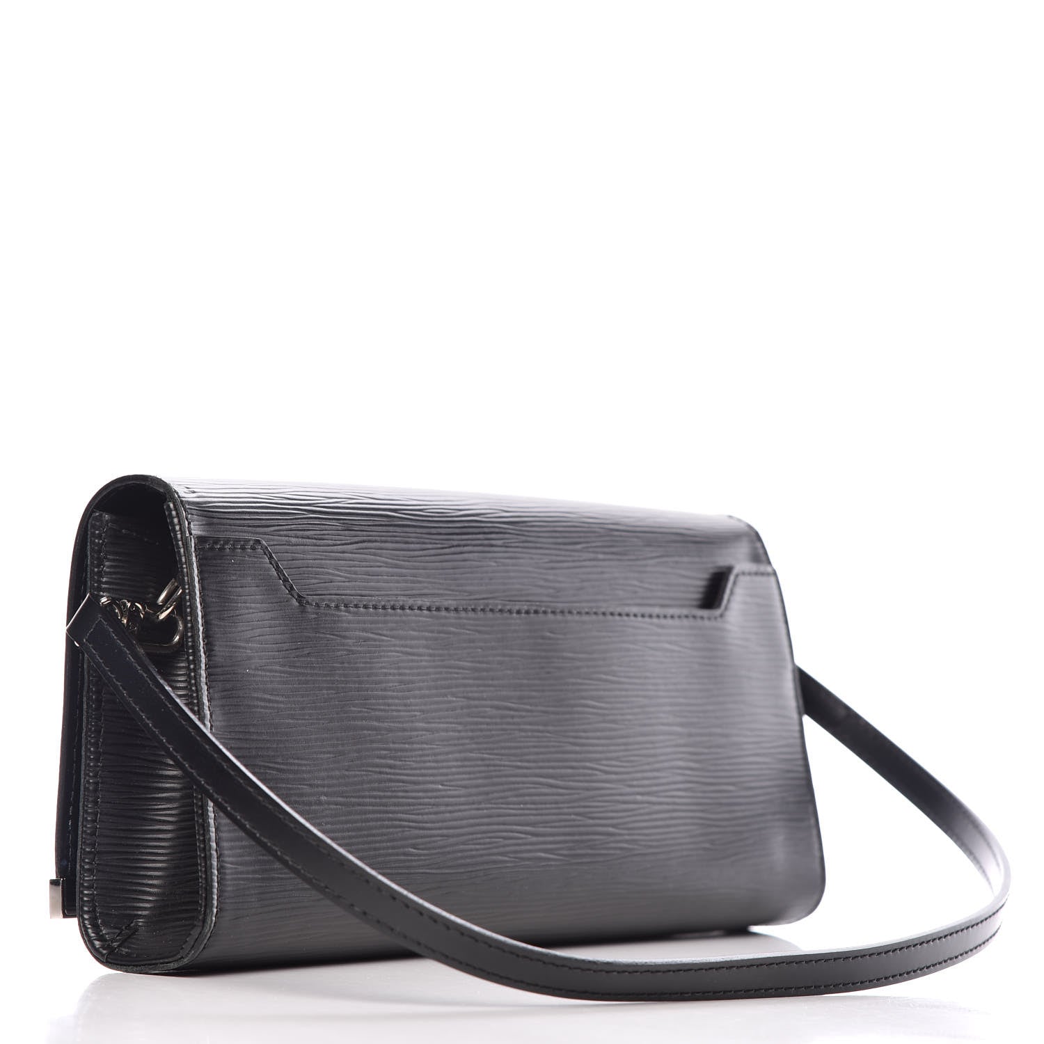 Louis Vuitton Epi Sevigne Clutch Black 3 of 12