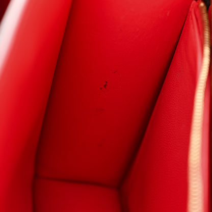 Hermes Epsom Enamel Constance 24 Rouge Grenat 11 of 13