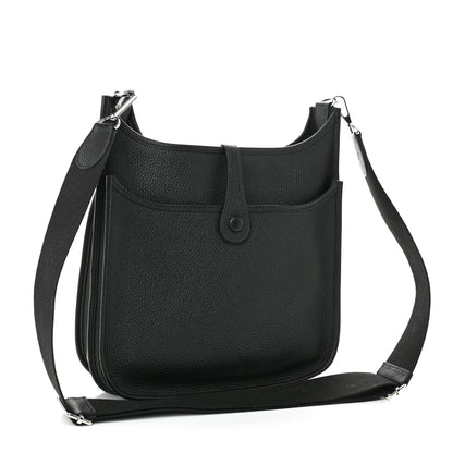 Hermes Taurillon Clemence Evelyne III PM Black 3 of 10