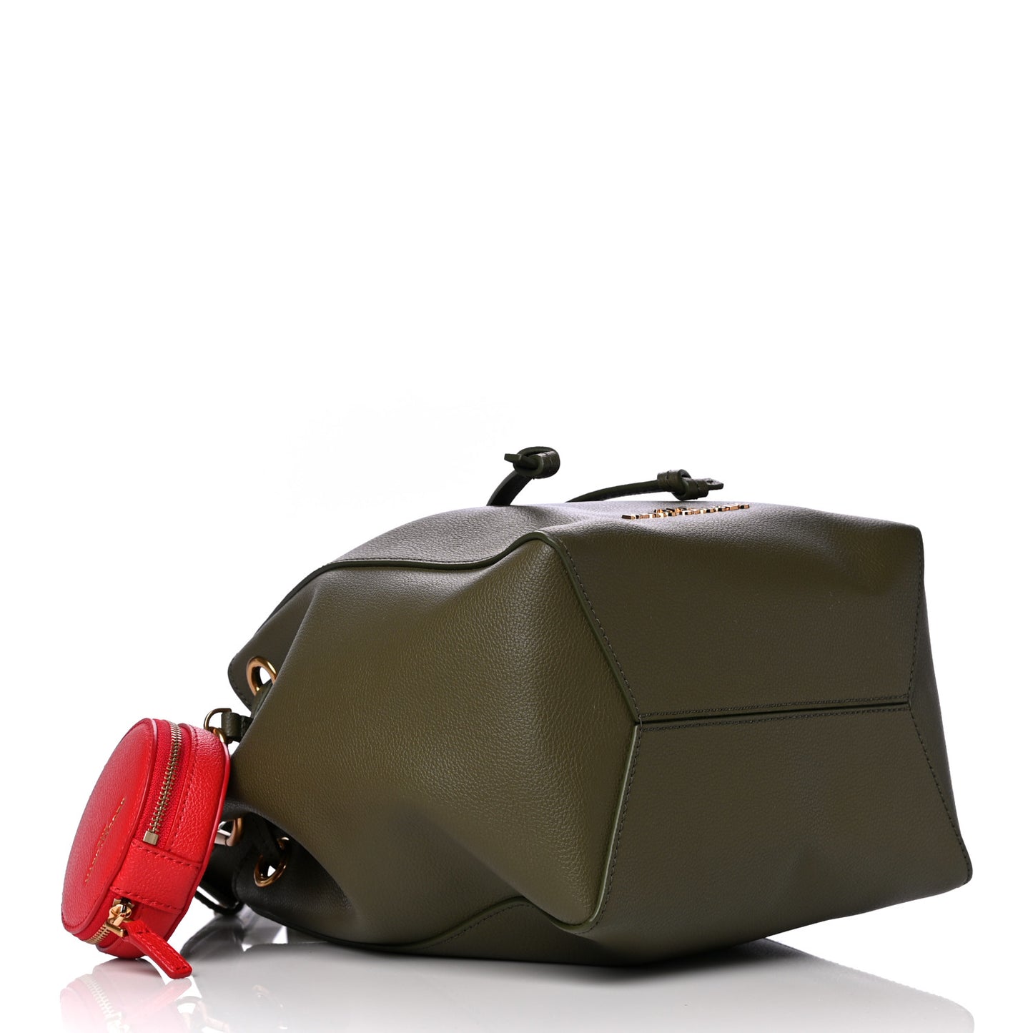 Grained Calfskin That Bucket Bag Cactus Green