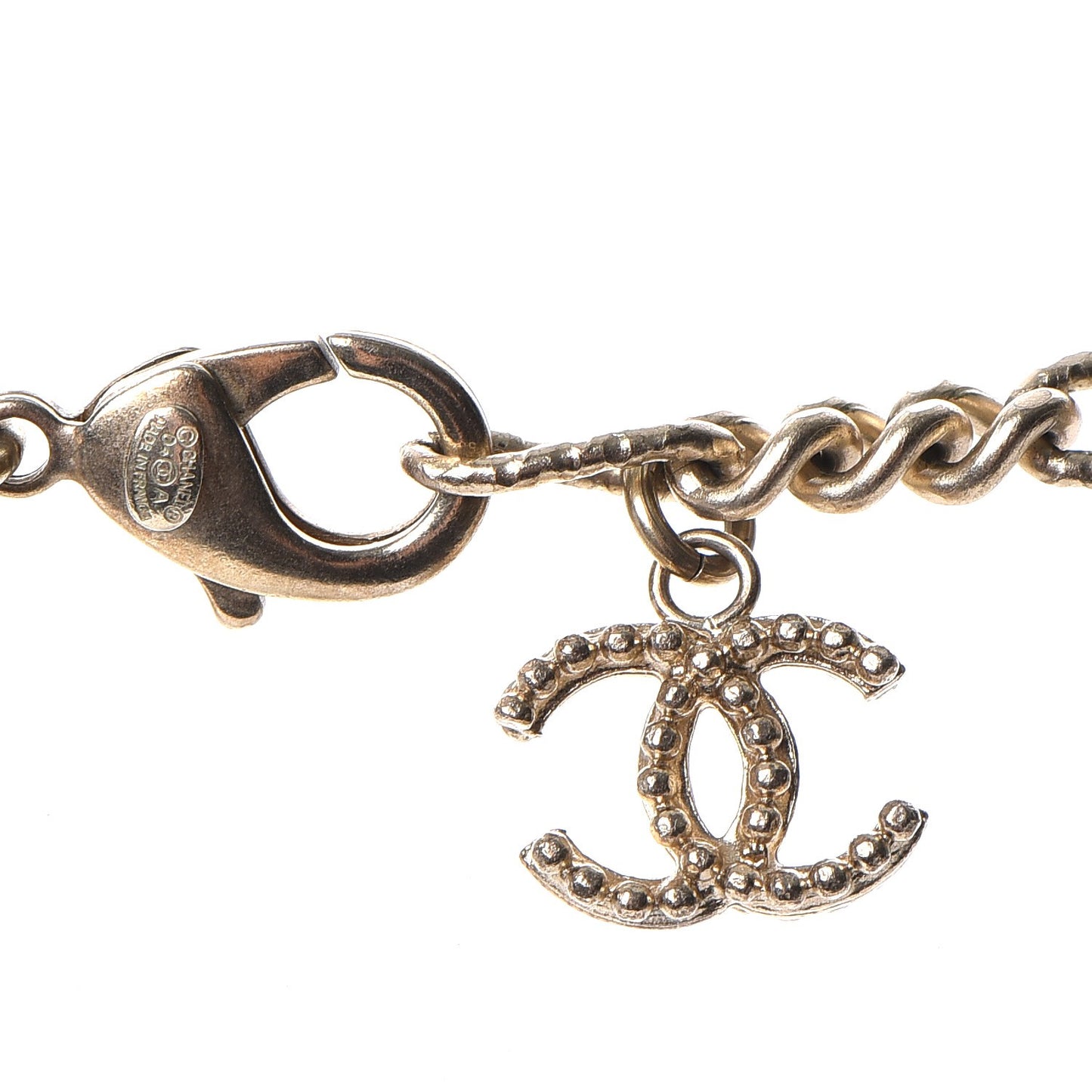 CC Coco Mademoiselle Coin Necklace Gold
