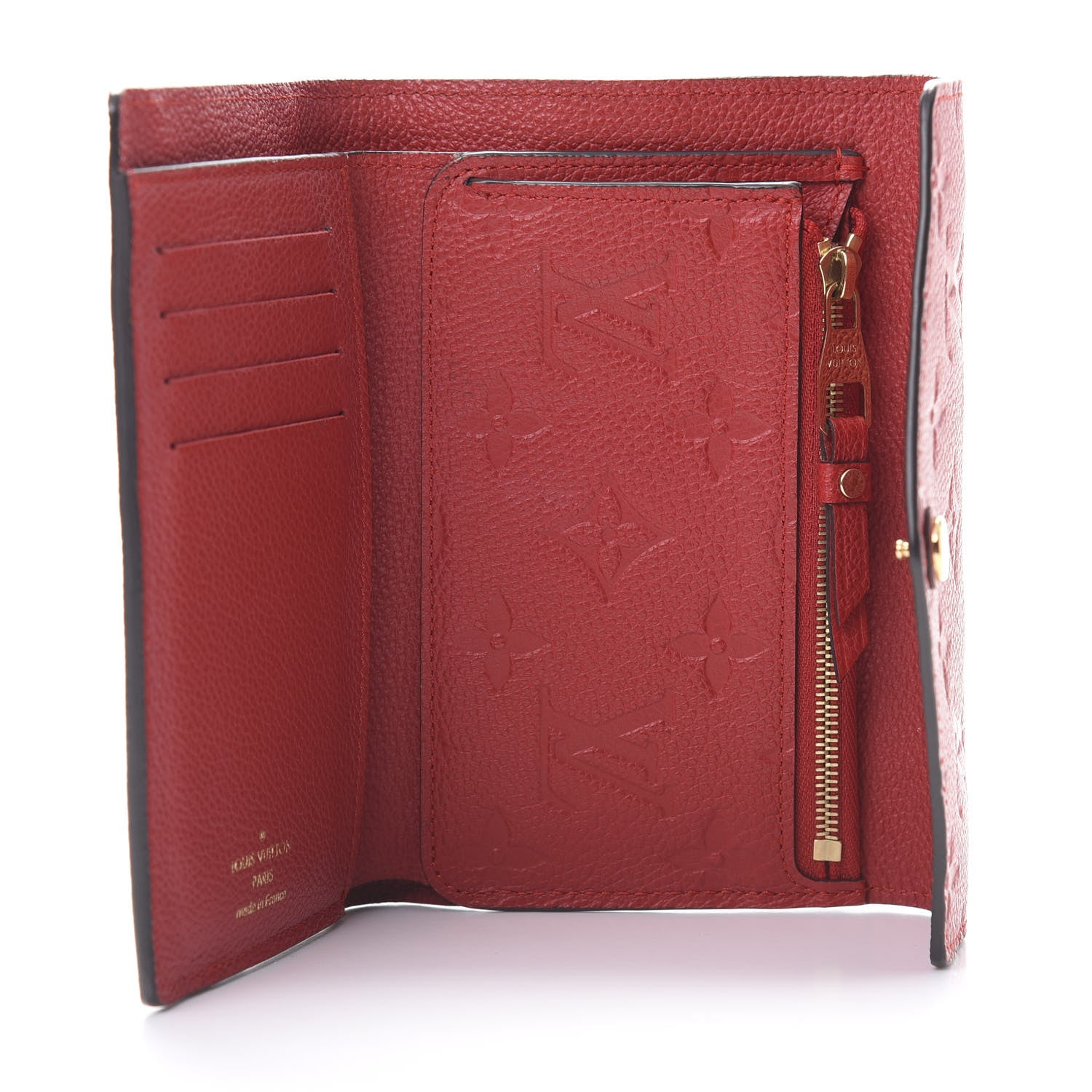 Louis Vuitton Empreinte Compact Curieuse Wallet Cherry 5 of 9