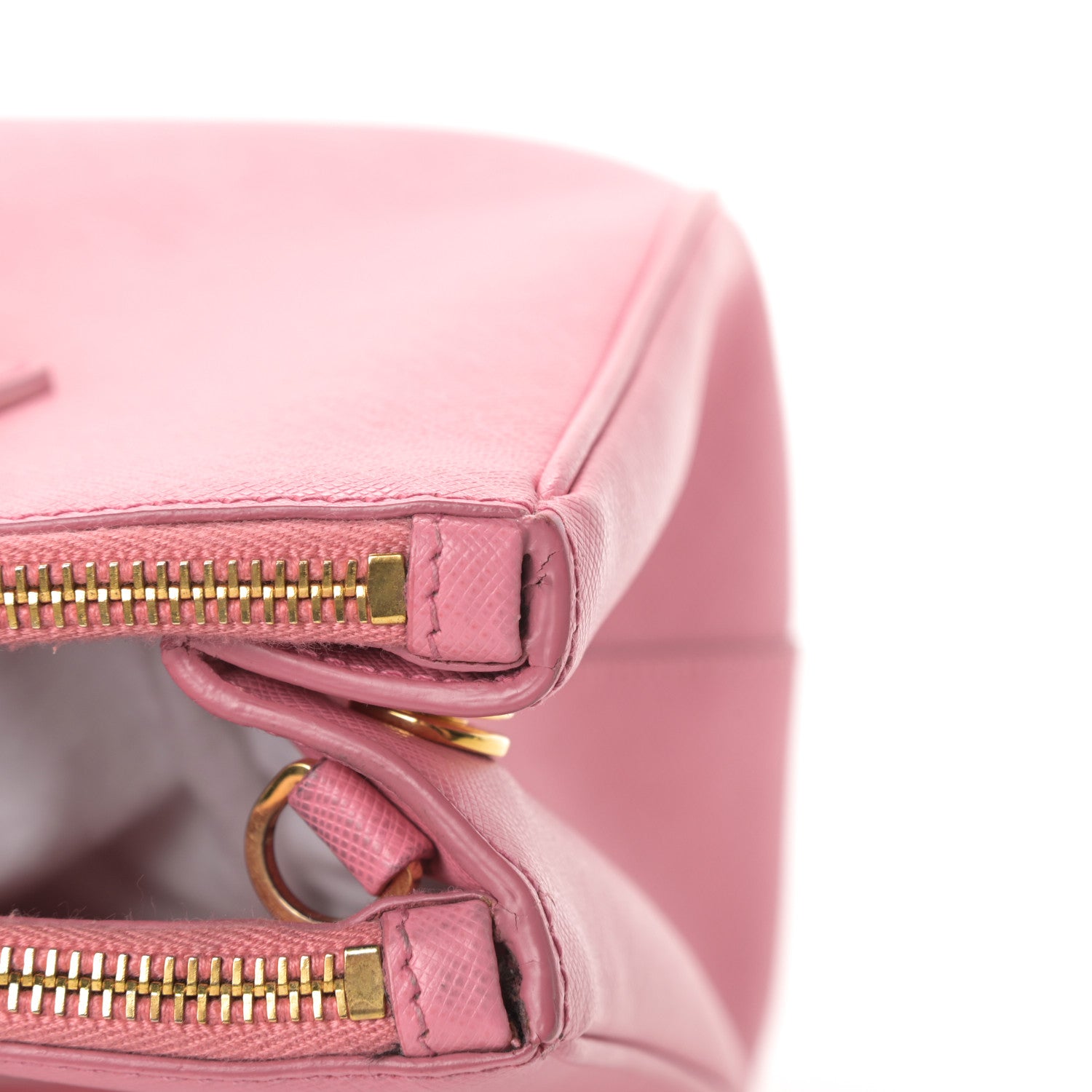 Prada Saffiano Small Galleria Double Zip Tote Petalo 15 of 15