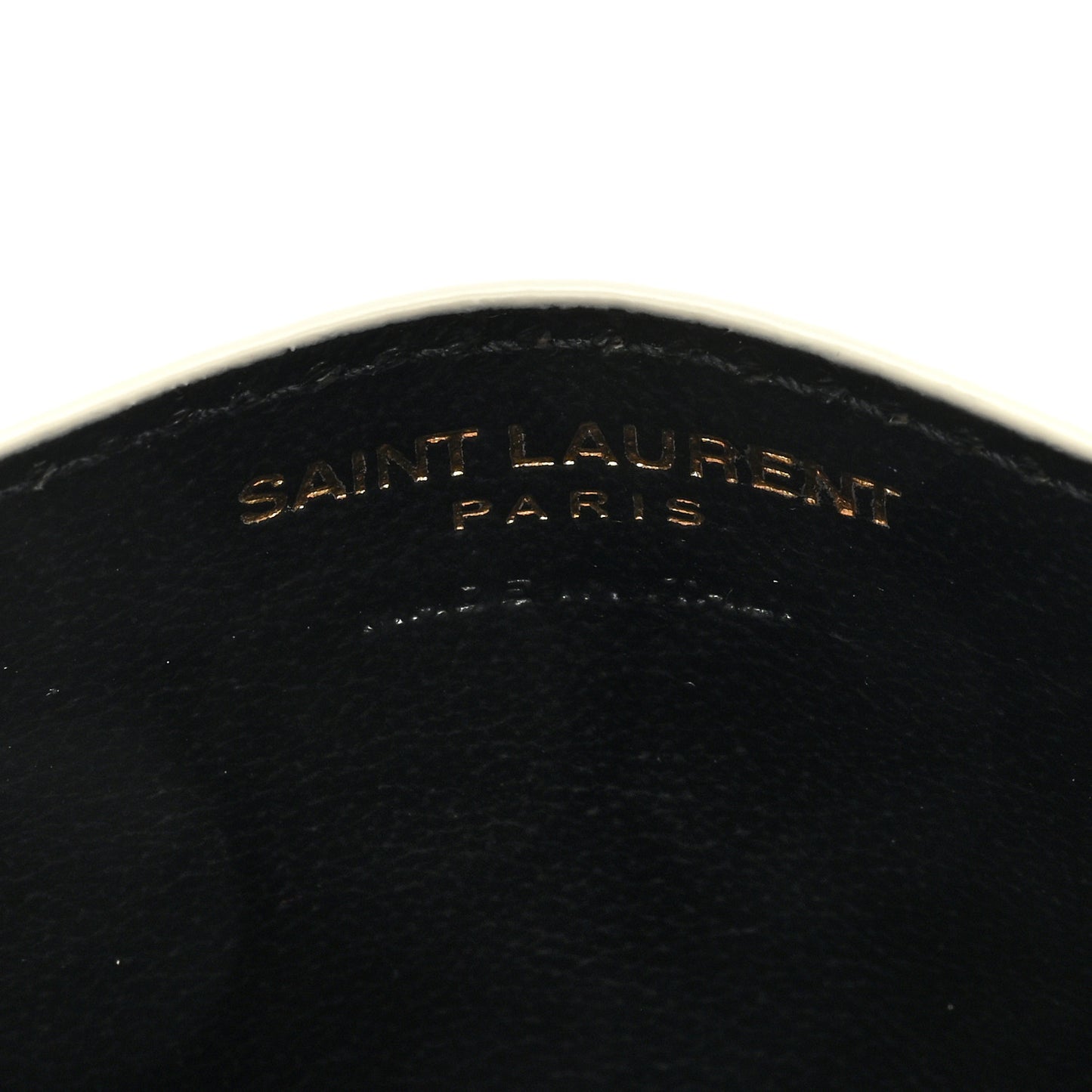 Grain De Poudre Matelasse Chevron Card Case Crema Soft