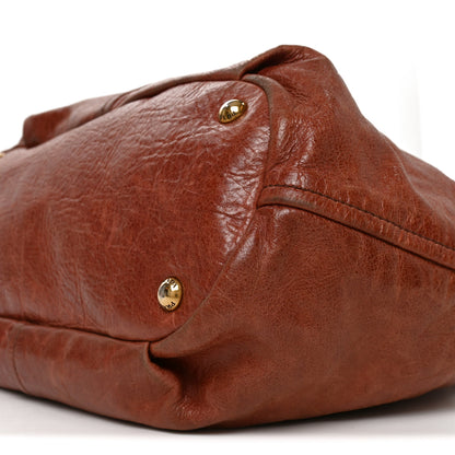 Prada Vitello Shine Chain Tote Antico 9 of 9