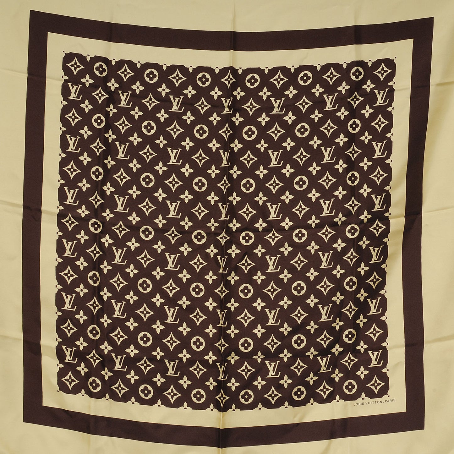 Silk Monogram Monaco Scarf