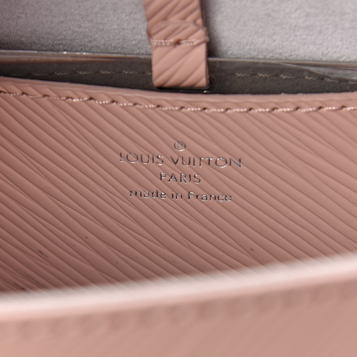 Epi Mechanical Flowers Twist Shoulder Bag MM Rose Ballerine