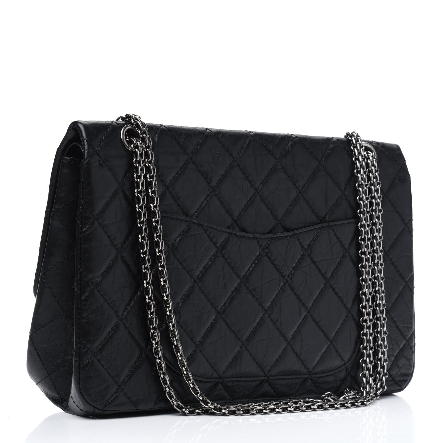 Chanel Aged Calfskin Quilted 2.55 Reissue 227 Flap Black 3 of 17