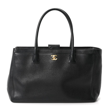 Chanel Calfskin Cerf Executive Shopper Tote Black 1 of 21