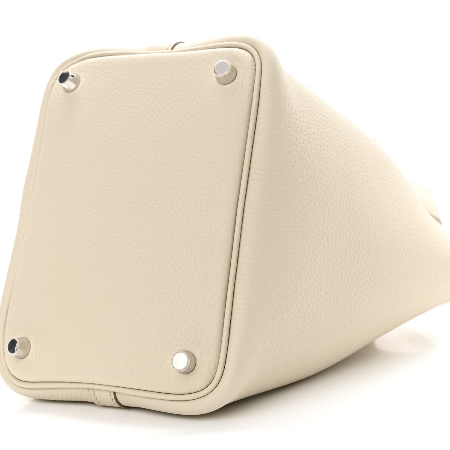 Hermes Taurillon Clemence Picotin Lock 18 PM Beton 10 of 11