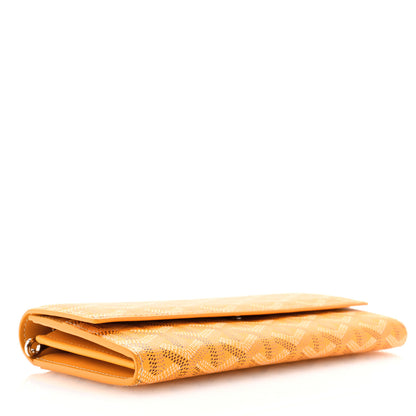 Goyard Goyardine Varenne Long Wallet Yellow 4 of 8