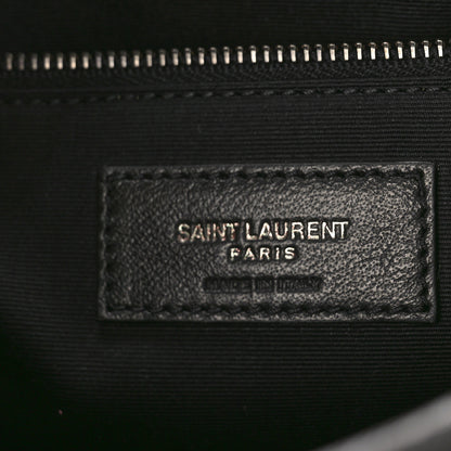 Saint Laurent Crinkled Calfskin Matelasse Monogram Medium Niki Chain Satchel Fog 6 of 9