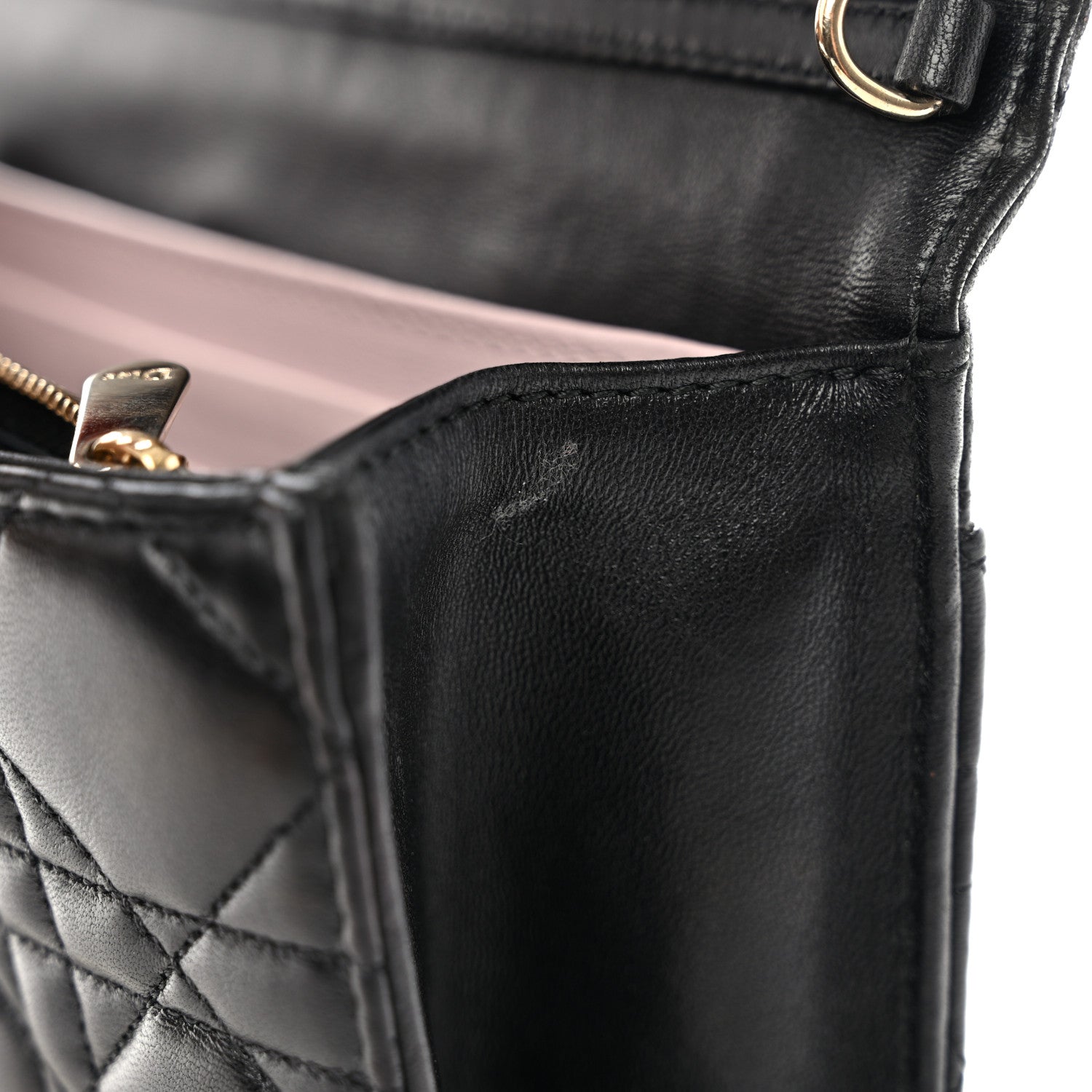 Christian Dior Lambskin Cannage Miss Dior Promenade Pouch Black 10 of 12