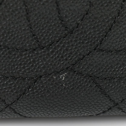 Chanel Caviar Quilted Small Deauville Bowling Bag Black 12 of 13