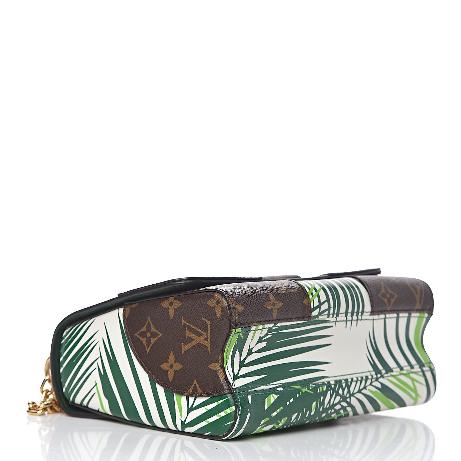 Louis Vuitton Monogram Palm Twist Shoulder Bag MM Vert White 4 of 10
