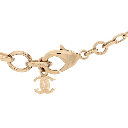 Chanel Metal Resin Pearl I Love Coco Necklace Gold 4 of 5