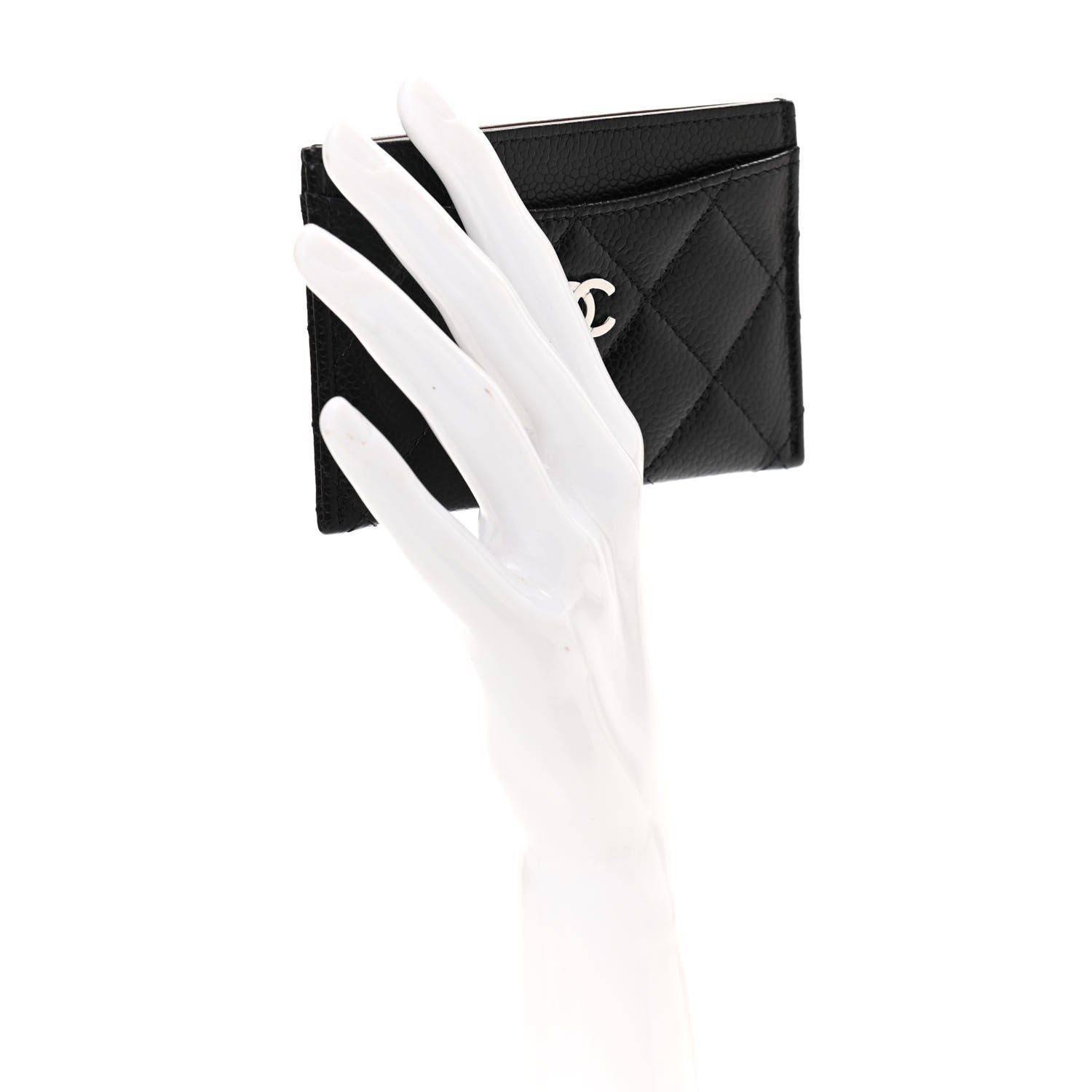 Chanel Caviar Quilted Card Holder Black 2 of 9