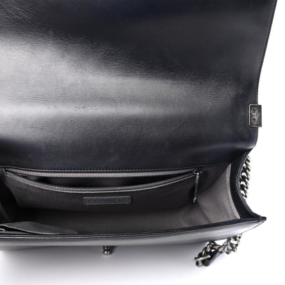 Chanel Lambskin Quilted Large Boy Flap Black 4 of 4