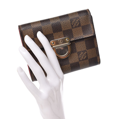 Louis Vuitton Damier Ebene Koala Compact Wallet 2 of 19