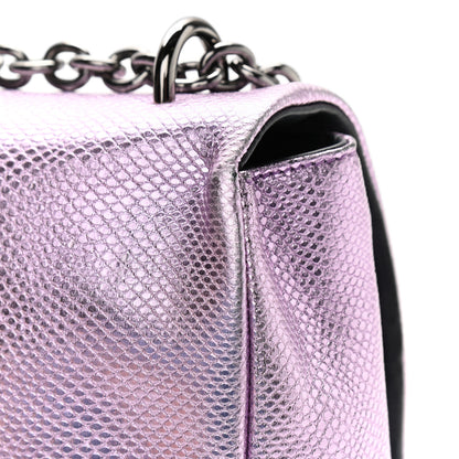 Tom Ford Lizard Calfskin Embossed Large Natalia Chain Bag Pink 15 of 15