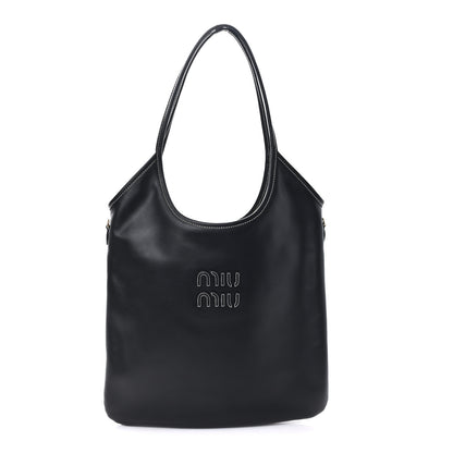 Miu Miu Nappa Ivy Bag Black 1 of 9
