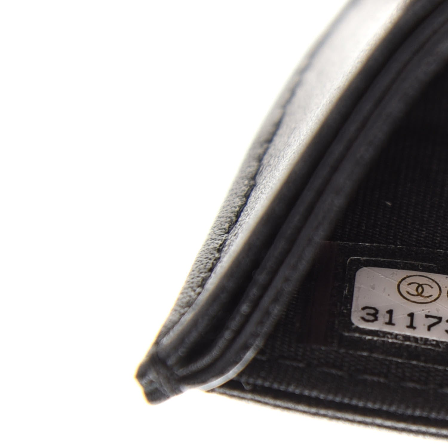 Chanel Lambskin Quilted My Chanel Lady Card Holder On Chain Black 8 of 11