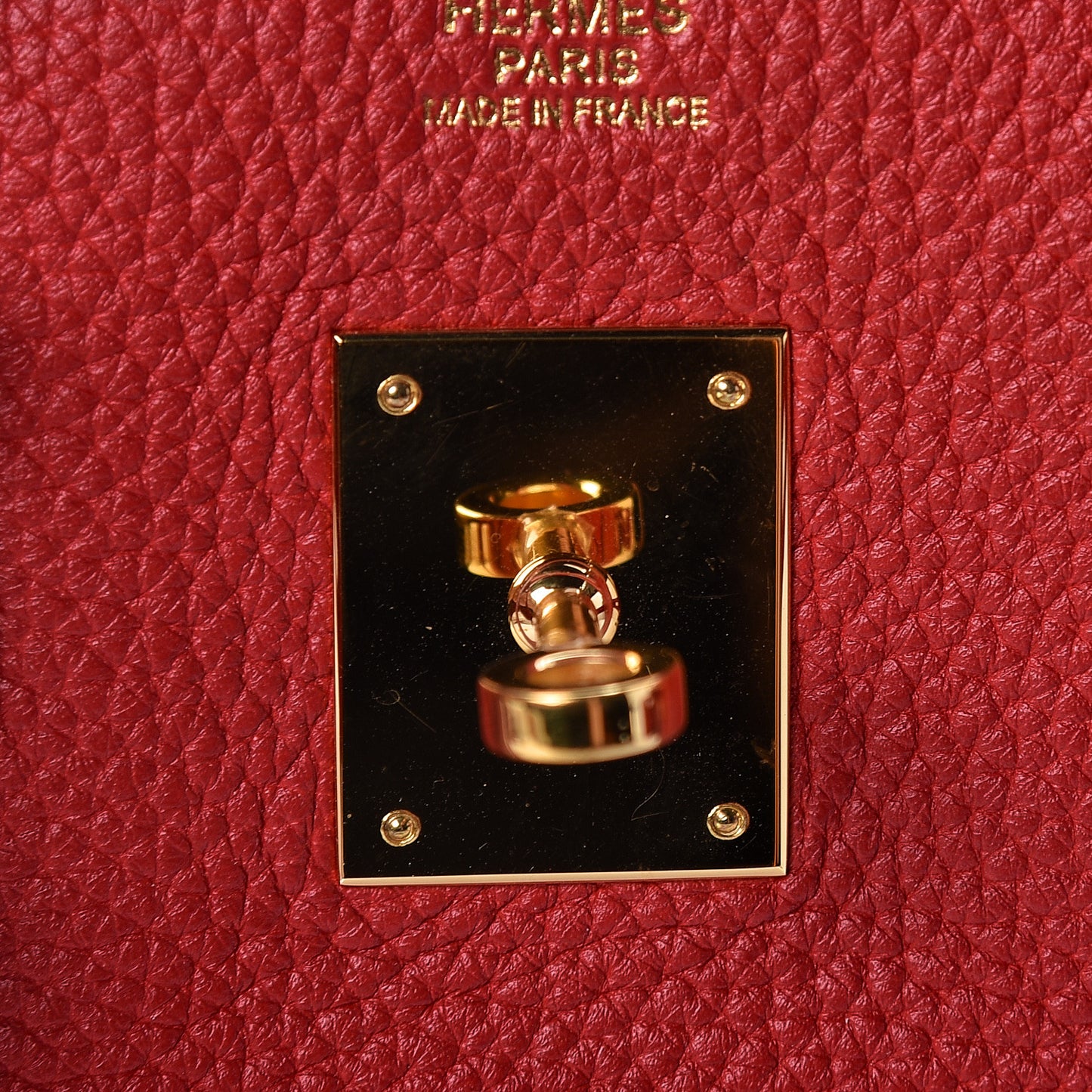 Togo Birkin 30 Rouge Casaque