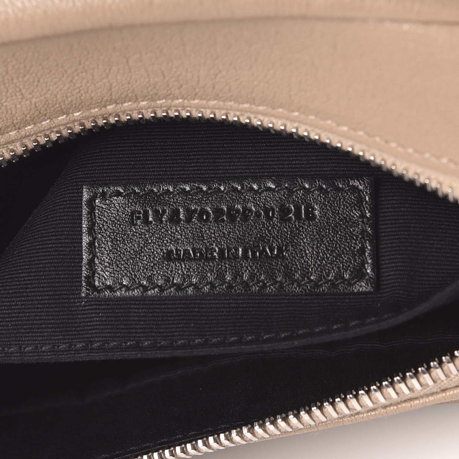 Saint Laurent Lambskin Monogram Small Lou Camera Bag Dark Beige 9 of 9