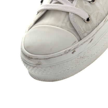 Christian Dior Technical Canvas Oblique Mens B23 High Top Sneakers 41 White 11 of 18