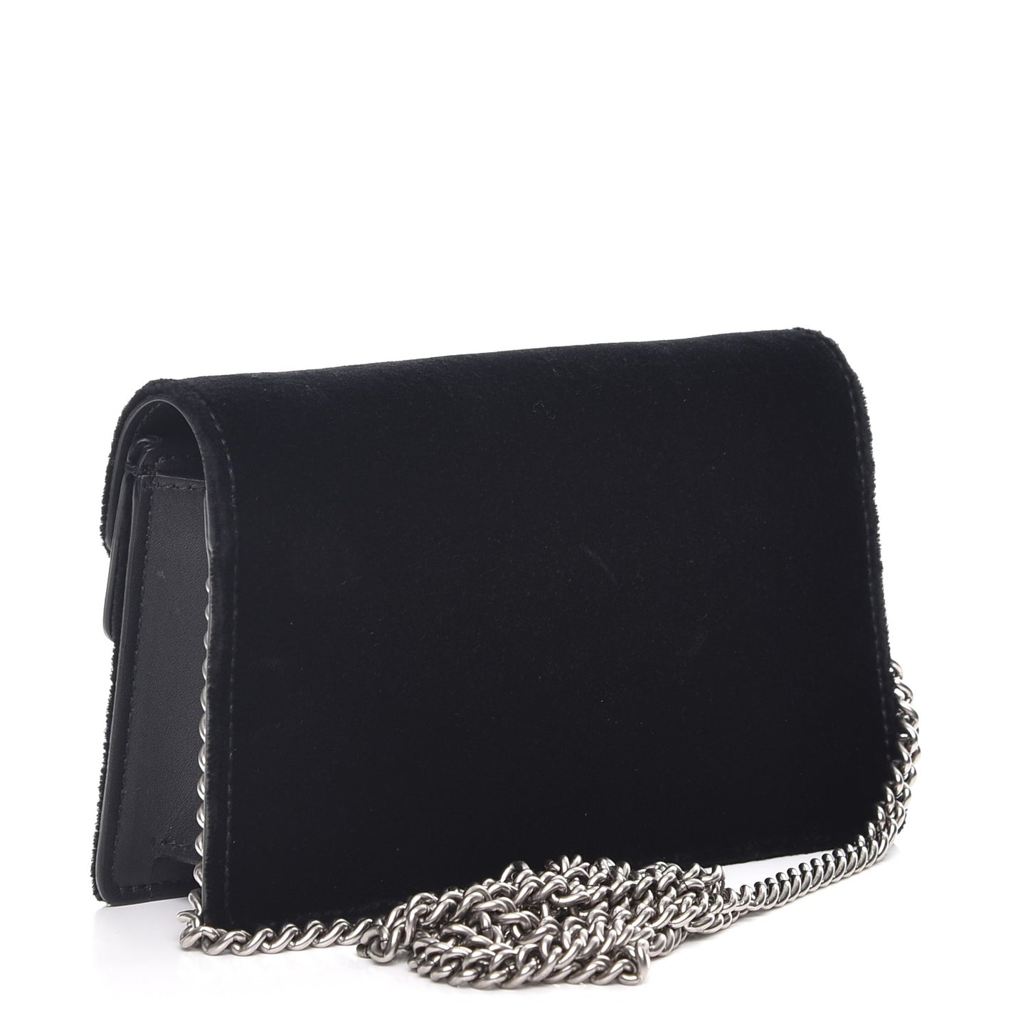 Velvet Super Mini Dionysus Shoulder Bag Black