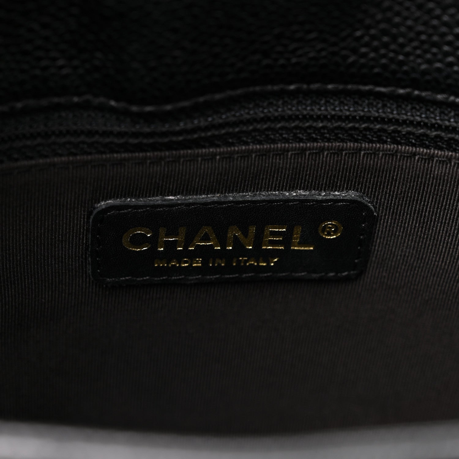 Chanel Caviar Quilted Petit Shopping Tote PST Black 5 of 10