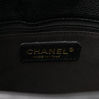 Chanel Caviar Quilted Petit Shopping Tote PST Black 5 of 10