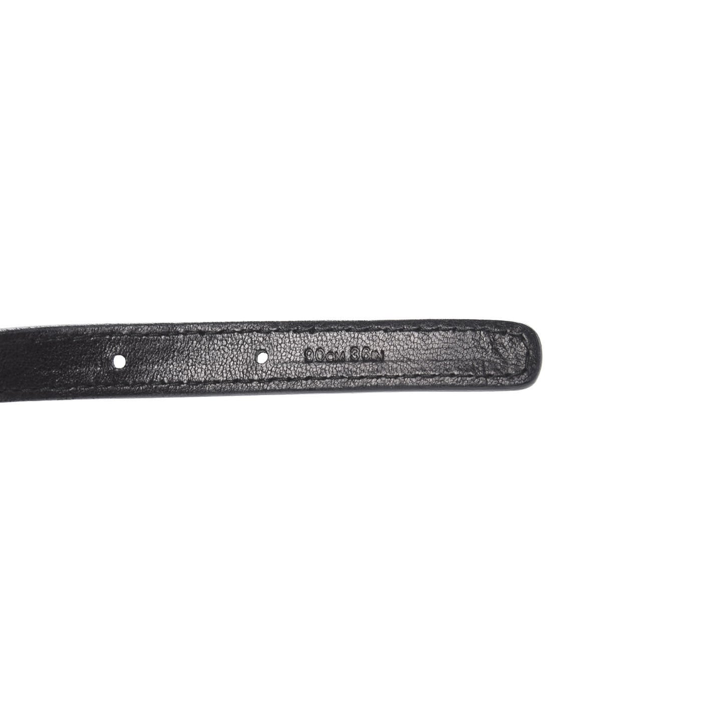 Nappa Intrecciato Belt 90 36 Black