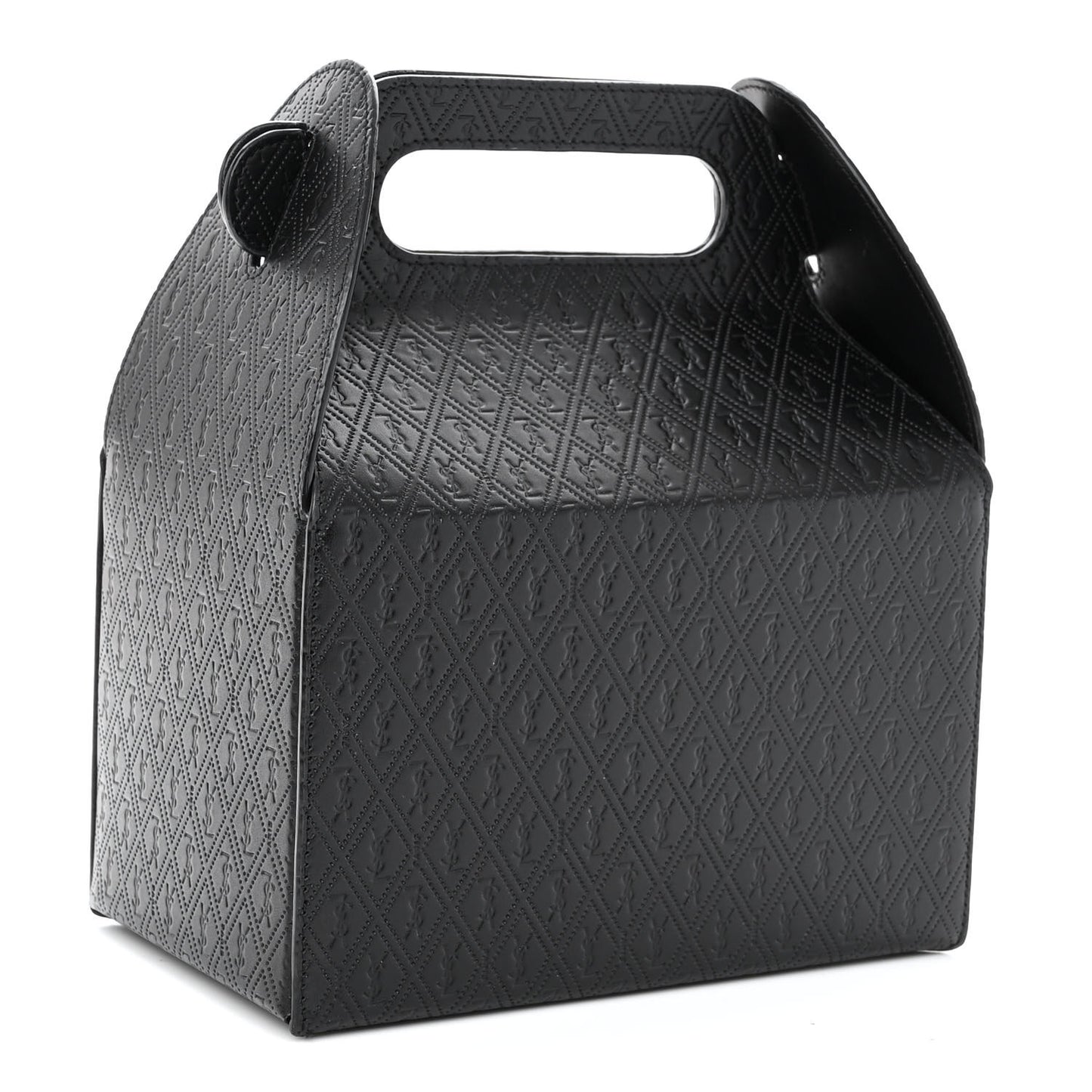 Calfskin Monogram Take Away Box Black