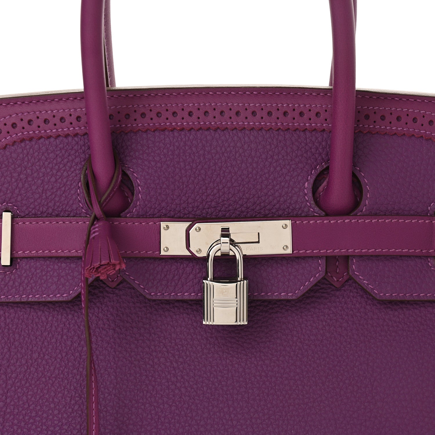 Hermes Togo Swift Ghillies Birkin 35 Anemone 8 of 10