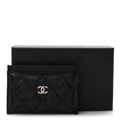 Chanel Caviar Quilted Card Holder Black 10 of 10
