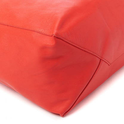 Celine Lambskin Horizontal Cabas Magenta 6 of 9