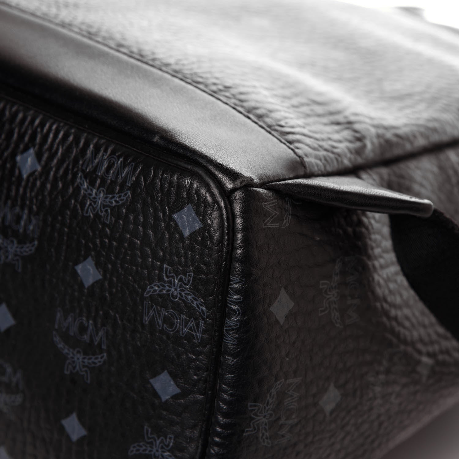 MCM Visetos Medium Stark Backpack Black 12 of 12
