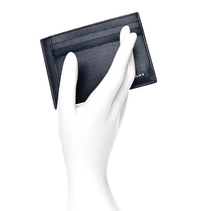 Burberry Calfskin Card Holder Dark Navy 2 of 10