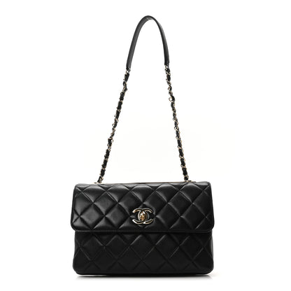 Chanel Lambskin Quilted Medium Trendy CC Flap Black 1 of 9