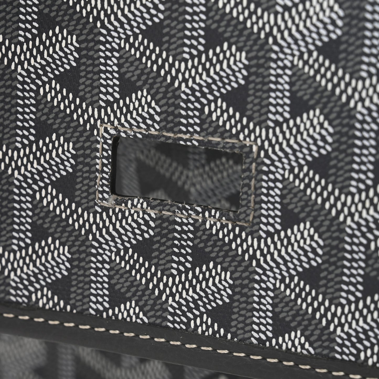 Goyardine Belvedere II MM Messenger Bag Grey