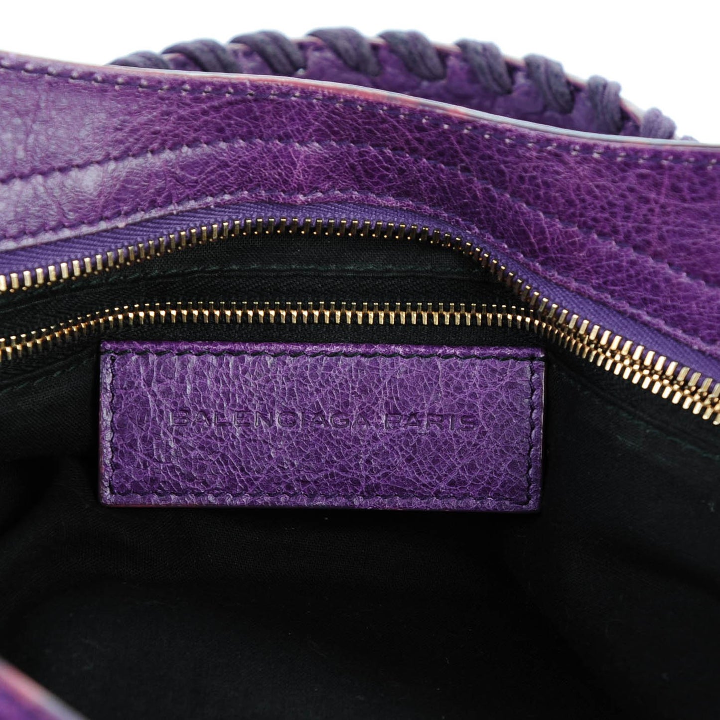 Agneau Giant 12 Rose Gold Hardware City Dark Violet